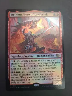Orthion, Hero of Lavabrink March of the Machine Foil - Image 1