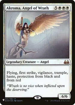Akroma, Angel of Wrath - 001/062 - The List Reprints - NM - Normal - Image 1