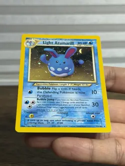 Light Azumarill 13/105 - Pokemon Neo Destiny - Holo Rare (2002) Yuka Morii LP/NM - Image 4