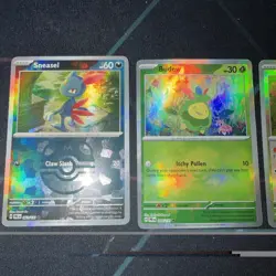 Pokemon TCG Prismatic Evolutions Masterball Lot of 4 - Image 1