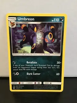 Umbreon 120/214 Pokemon Lost Thunder Rare - Image 1