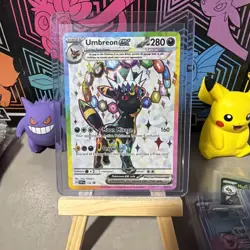 FLAWLESS Pokemon Umbreon EX #176 Black Star Promo-Prismatic Evolutions-MINT A - Image 1