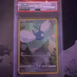 GRADED PSA 9 2023 Pokemon SWSH FA/Swablu Crown Zenith #GG27 - Image 1