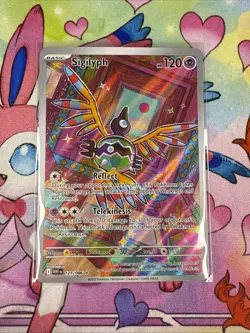 Sigilyph 121/086 Illustration Rare Pokemon TCG White Flare SV10.5 NM/M - Image 1
