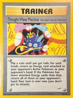 POKEMON NEO DESTINY THOUGHT WAVE MACHINE TRAINER - Image 1