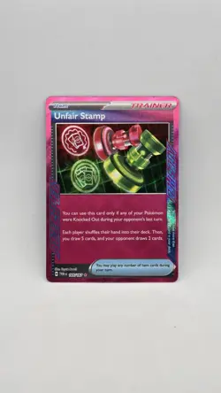 Unfair Stamp ACE SPEC 165/167 Twilight Masquerade Pokemon TCG - Image 1