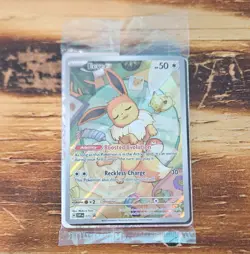Pokemon Eevee SVP 173 Full Art Holo Scarlet Violet Black Star Promo Sealed NM - Image 1