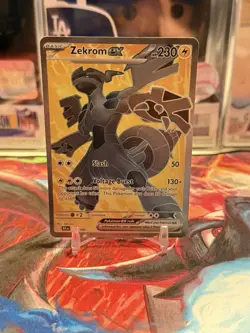 Pokemon Zekrom EX Ultra Rare Holo 230 HP Basic Sv: Black Bolt 158/086 English - Image 1