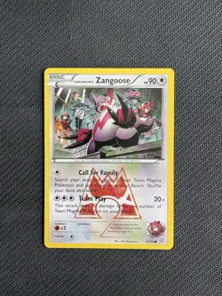 Pokemon Team Magma's Zangoose 22/34 Double Crisis NM-LP - Image 1