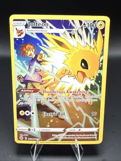 Pokemon TCG Jolteon TG04/TG30 Brilliant Stars Trainer Gallery Holo Rare A - Image 1
