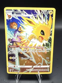 Pokemon TCG Jolteon TG04/TG30 Brilliant Stars Trainer Gallery Holo Rare A - Image 2