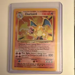 1999 Pokemon Charizard Holo Base Set #4 - Image 2