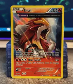 Pokemon TCG Entei 15/98 XY-Ancient Origins Reverse Holo - Image 1