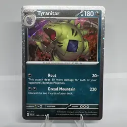 Tyranitar 135/193 Paldea Evolved Stamped Promo Cosmos Holo Rare Pokemon NM-MT - Image 1