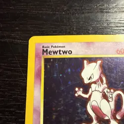 Mewtu Mewtwo Holo 10/102, 1st Edition German Base Set, 1999 WOTC Pokemon, LP/NM - Image 3