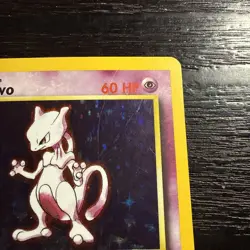 Mewtu Mewtwo Holo 10/102, 1st Edition German Base Set, 1999 WOTC Pokemon, LP/NM - Image 4