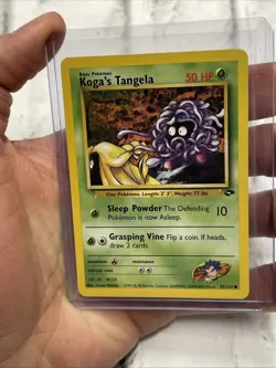 Koga's Tangela 81/132 Common Pokemon TCG Gym Challenge NM Near Mint Vintage Vtg - Image 1