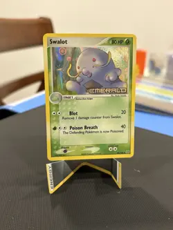 Pokemon Swalot 40/106 Stamped Reverse Holo EX Emerald NM - Image 1