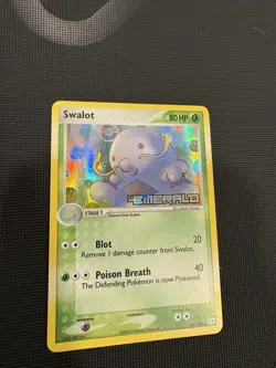 Pokemon Swalot 40/106 Stamped Reverse Holo EX Emerald NM - Image 2