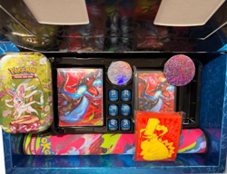✅Pokemon Charizard X UPC Just Accessories Deck Play Mat Coin Sleeves & Box - Image 2