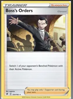 Pokemon TCG Boss's Orders - 154/192 154 - Deck Exclusives (NM) Non Holo Rare - Image 1
