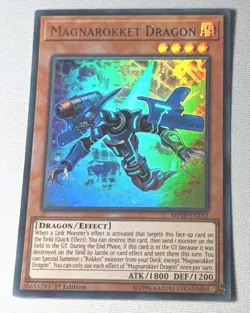 YuGiOh Magnarokket Dragon Ultra Rare MP18-EN112 1st Edition - Image 1