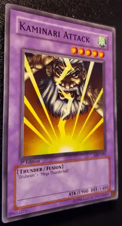 YU-GI-OH! Kaminari Attack Metal Raiders MRD-041 1st Ed NM Vintage 2002 - Image 2