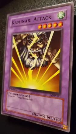 YU-GI-OH! Kaminari Attack Metal Raiders MRD-041 1st Ed NM Vintage 2002 - Image 3