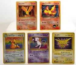 Mew Fossil 151 Holo Rare Lightly Played Japanes Pokemon Card LV.23 Set of 5 - Image 1
