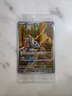 Pokemon TCG Mimikyu Scarlet & Violet SVP 075 Holo Promo Card Sealed, Near Mint - Image 1