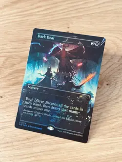 Dark Deal 0873 Borderless Rainbow FOIL DnD Secret Lair MTG NM / M - Image 1