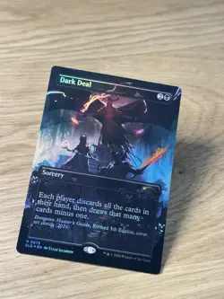 Dark Deal 0873 Borderless Rainbow FOIL DnD Secret Lair MTG NM / M - Image 2