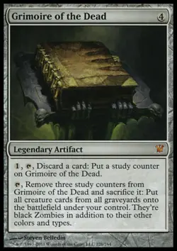 1x GRIMOIRE OF THE DEAD - Commander/Innistrad - MTG - Magic the Gathering - NM - Image 1