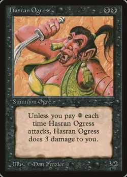 Magic MTG - Hasran Ogress - Arabian Nights - MINT/NMINT - EN - Image 1