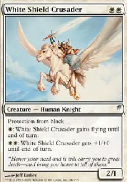 WHITE SHIELD CRUSADER Coldsnap MTG Magic the Gathering Cards DJMagic - Image 1