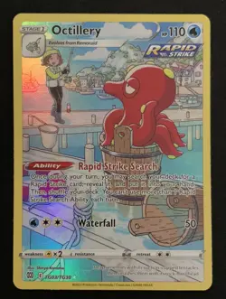Octillery TG03/TG30 Brilliant Stars Trainer Gallery Holo Pokemon TCG Card NM - Image 1