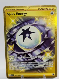 Pokemon TCG Spiky Energy 190/159 Journey Together Hyper Rare Holo - Image 1
