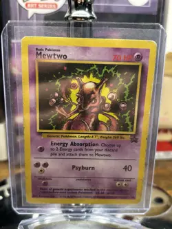 Pokemon Mewtwo Black Star Promo #14 LV.60 WOTC Vintage 1995–1999 NM - Image 1