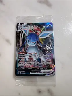 Pokemon TCG SEALED Glaceon VMAX Evolving Skies 041/203 Holo Ultra Rare Holiday - Image 1