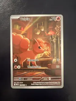 Pokemon TCG Vulpix Illustration Rare Mega Evolutions #138/132 NM/M Condition - Image 1