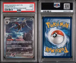 2025 POKEMON WHT EN-WHITE FLARE SPECIAL ILLUSTRATION RARE HYDREIGON EX PSA 9 - Image 3