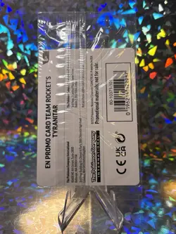 Pokemon Center Team Rocket's Tyranitar 096/182 Destined Rivals Promo Sealed - Image 2