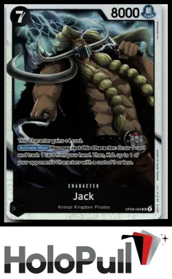 One Piece Two Legends Jack #OP08-084 Super Rare - Image 1