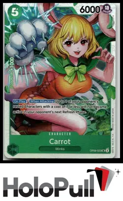 One Piece Two Legends Carrot (023) #OP08-023 Super Rare - Image 1