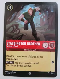 Disney Lorcana TCG - Archazia's Island: Stabbington Brother (125/204) - NM - Image 1