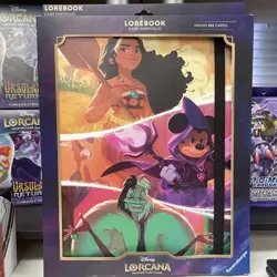 🔥Disney Lorcana: Lorebook Iconic Characters 9-Pocket Portfolio Holds 252 Cards - Image 1