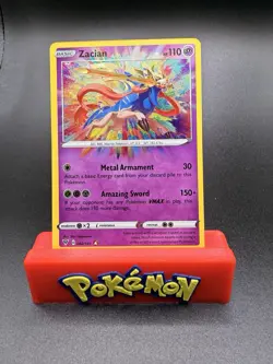 Zacian - 082/185 - Amazing Rare - Vivid Voltage - Pokemon Card - NM/M - Image 1