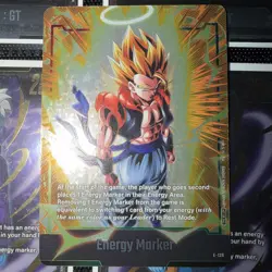 Bandai Dragon Ball Super Card Game Energy Marker Foil Card E-129 SS Gogeta - Image 1