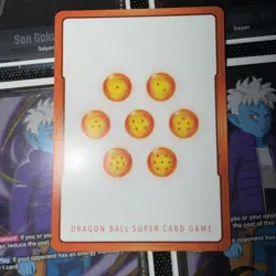 Bandai Dragon Ball Super Card Game Energy Marker Foil Card E-129 SS Gogeta - Image 2
