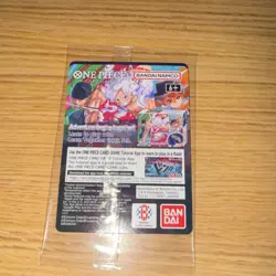 Bandai Monkey D. Luffy One Piece Card Game US Voyage Full Art Holo Promo Card - Image 2